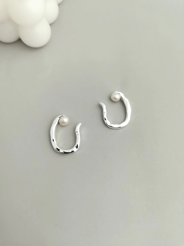 Natural Pearls Ear Cuff （Single）B011